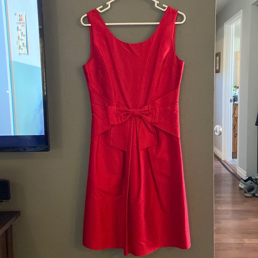 Kate Spade red bow dress